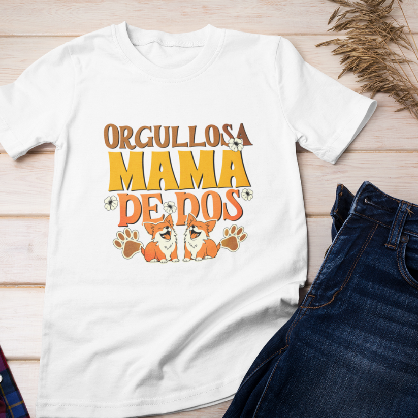 Camiseta Orgullosa Mamá de Perros