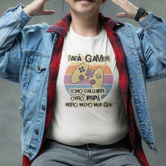 Camiseta Papá Gamer