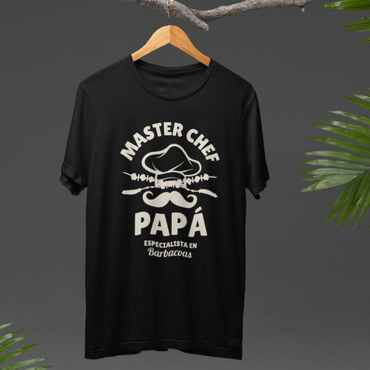 Camiseta Master Chef Papá - Especialista en Barbacoas