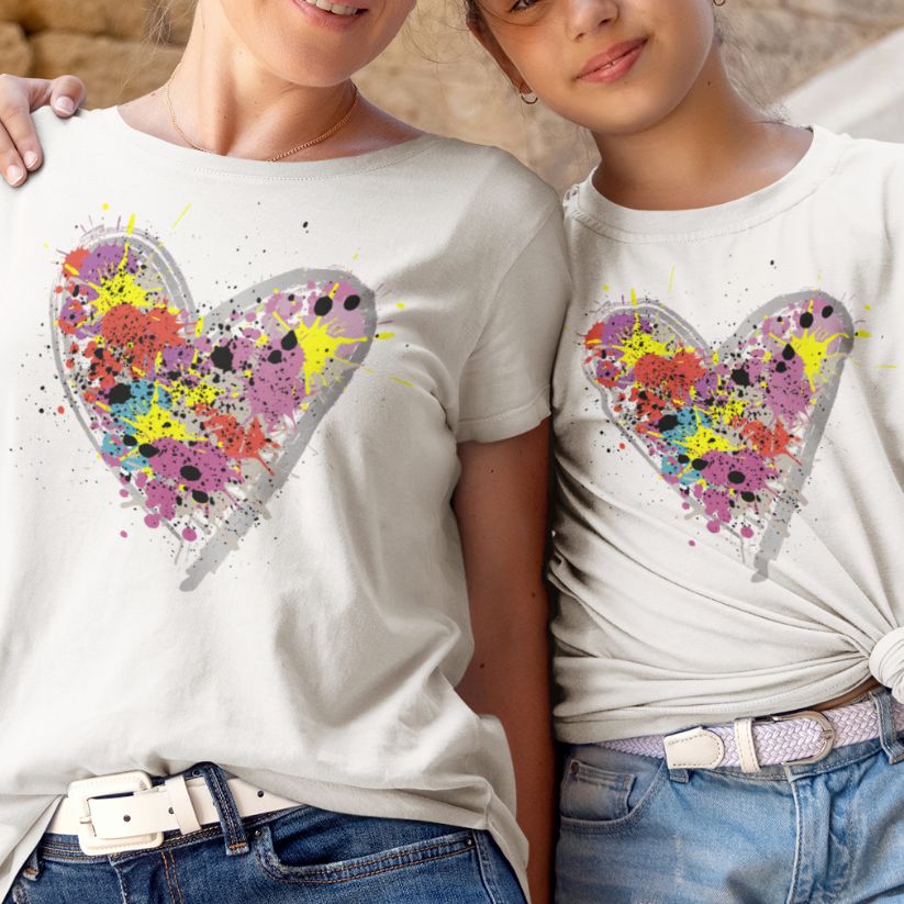 Camisetas Corazón de Madre e Hija