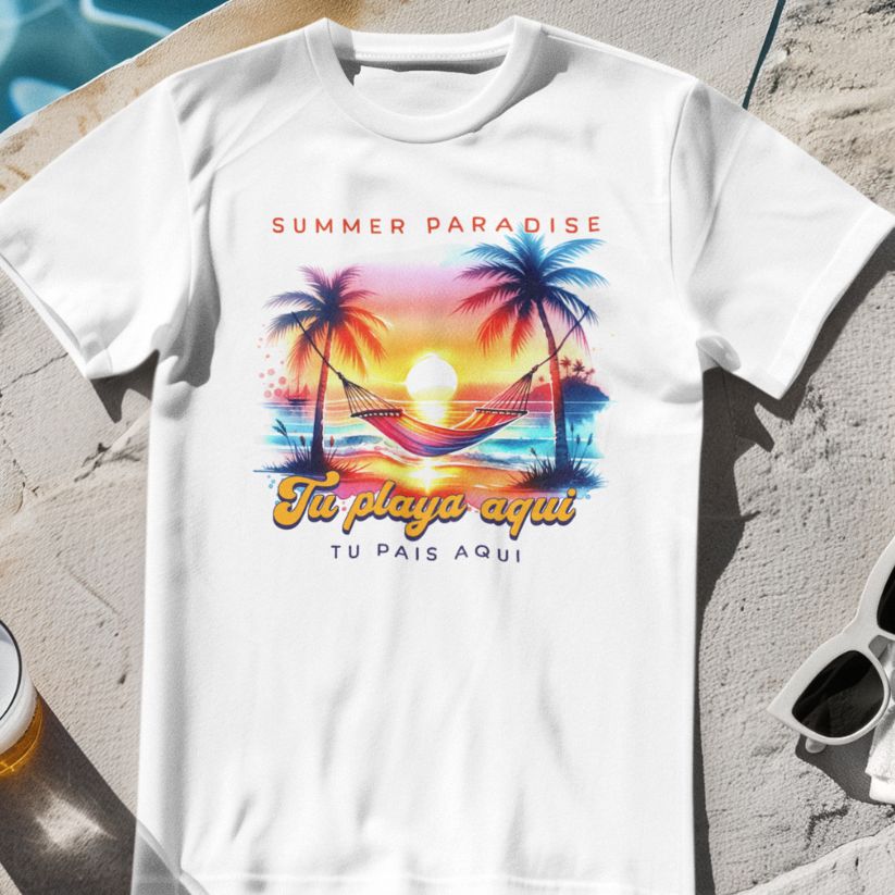 Camiseta Personalizada Summer Paradise