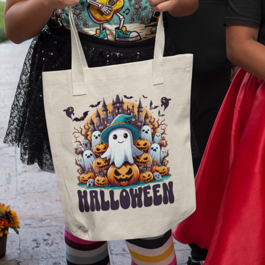 Bolsa de Tela Fantasmas Festivos