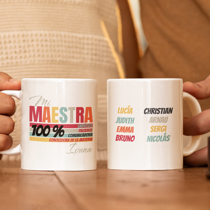 Pack Taza + Camiseta para Maestras