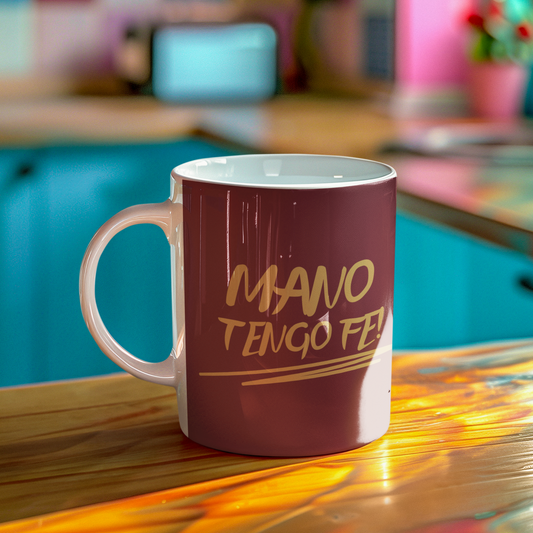 Taza Mano Tengo Fe